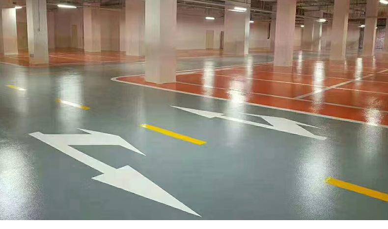 橘纹防滑地坪漆